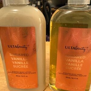 Ulta Beauty Sugared Vanilla Body Wash and Lotion Duo 10.5 Fl Ozs each BN